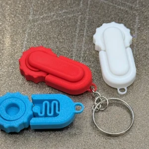 Smooth gear clicker fidget
